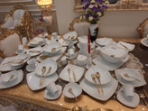 سرویس ۱۰۴ پارچه ۱۲ نفره چینی پردیس ترانه